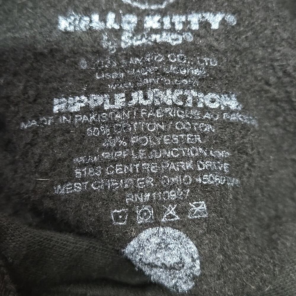 Ripple Junction Hello Kitty Moon Tarot Card Hoodie Graphic Black XL - Picture 5 of 5